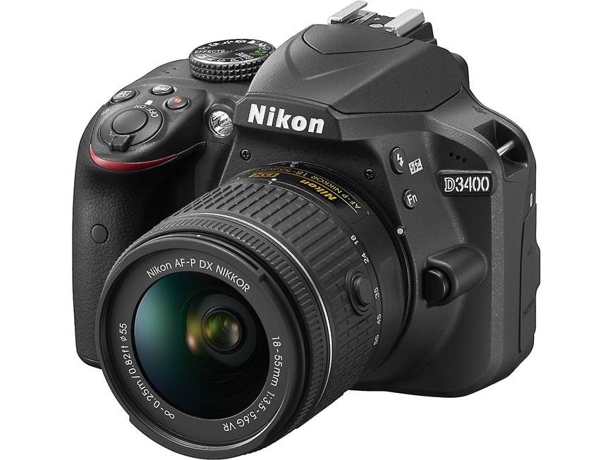 Nikon D3400 Kit (Black) 24.2-megapixel digital SLR camera with 18