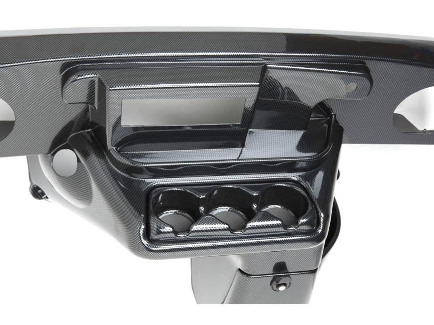 VIP Dash Kit for DIN Radios (Carbon Fiber) Install a single-DIN