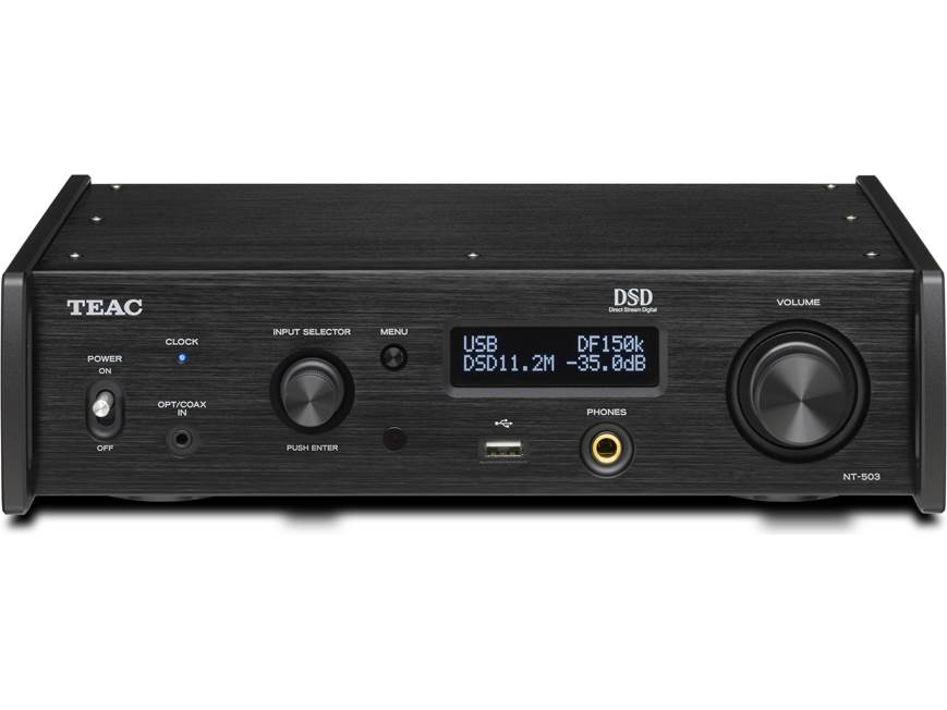 TEAC NT-503 (Black) Dual-monaural DAC/network player/preamp with