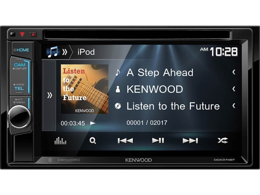 Kenwood DDX374BT DVD receiver at Crutchfield