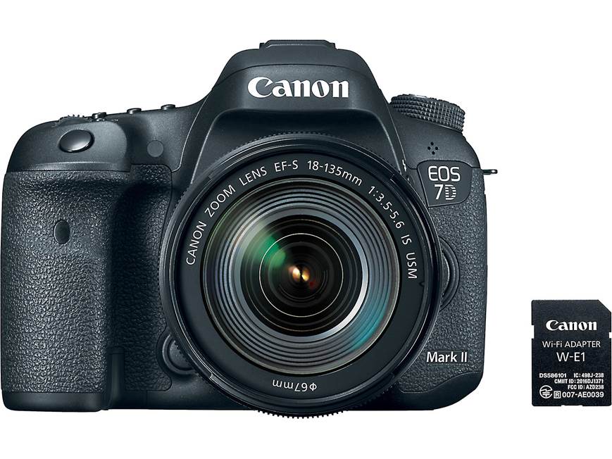 Canon EOS 7D Mark II Wi-Fi® Kit 20.2-megapixel DSLR camera with