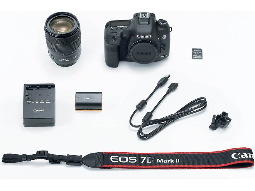 Canon EOS 7D Mark II Wi-Fi® Kit 20.2-megapixel DSLR camera with