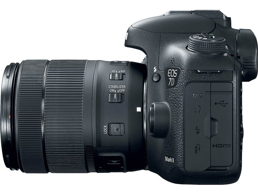 Canon EOS 7D Mark II Wi-Fi® Kit 20.2-megapixel DSLR camera with