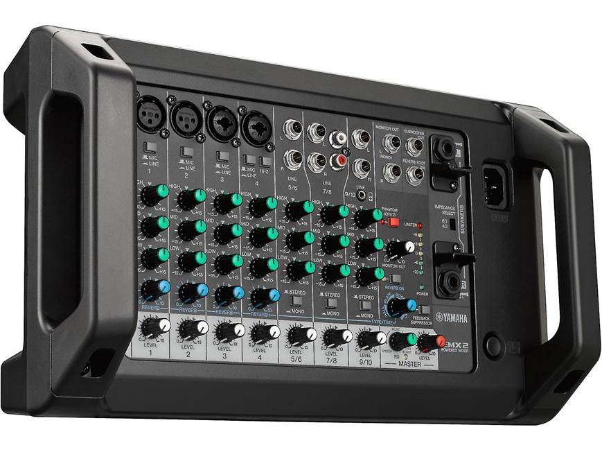 Yamaha EMX2 10-channel powered mixer — 170W RMS x 2 at Crutchfield