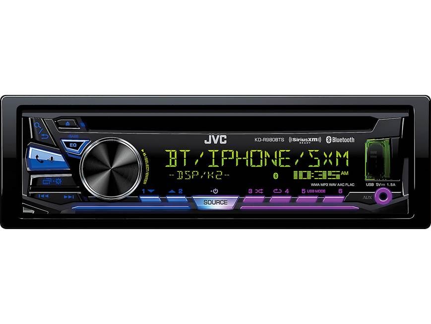 JVC KD-R980BTS CD receiver at Crutchfield