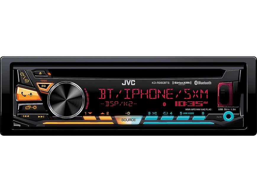 JVC KD-R980BTS CD receiver at Crutchfield