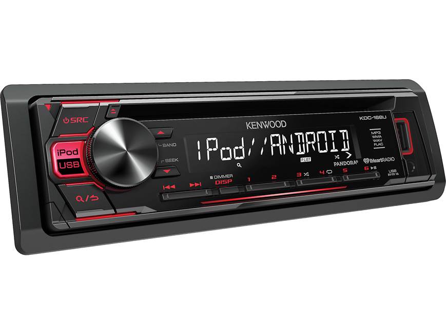 Kenwood KDC-168U CD receiver at Crutchfield