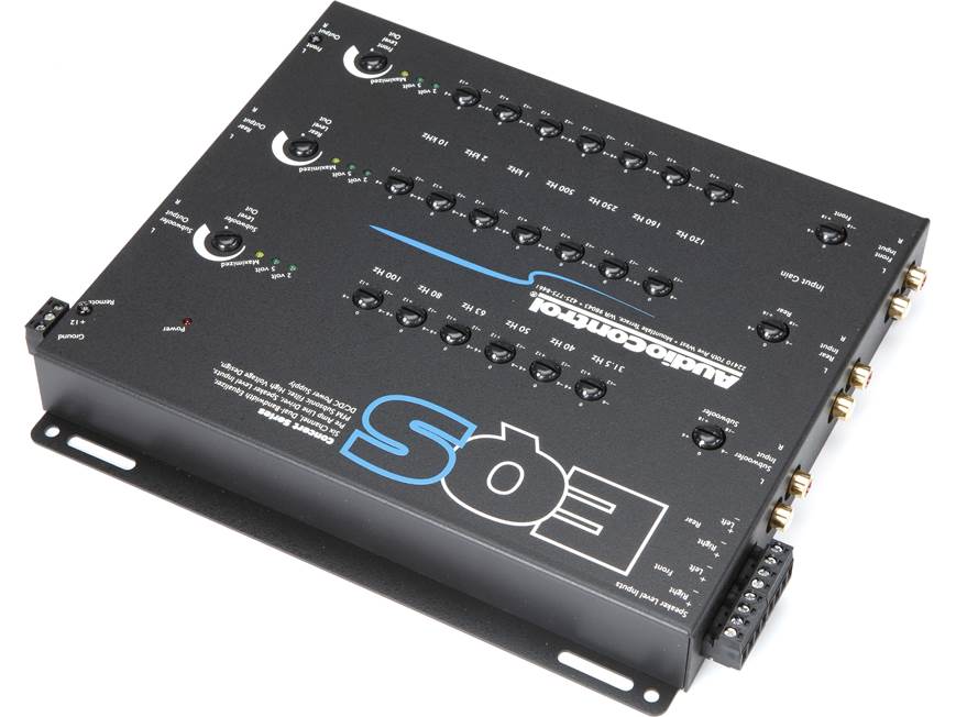 EQUALIZER PROFESSIONAL AUDIO SYSTEM 本体 AudioControl EQS (Black) 6-channel 13-band graphic equalizer