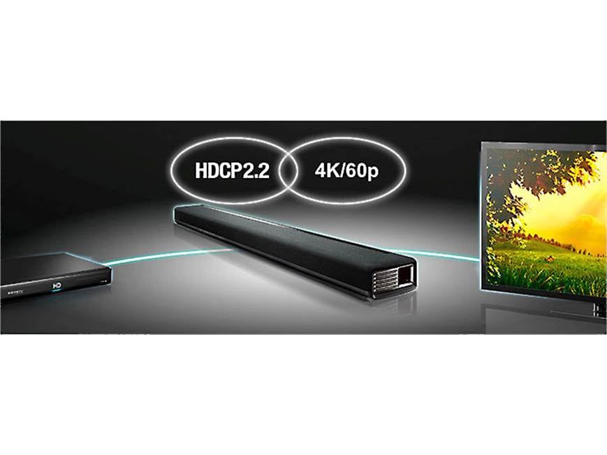 Yamaha YAS-706 Powered sound bar with 4K/HDR video passthrough and