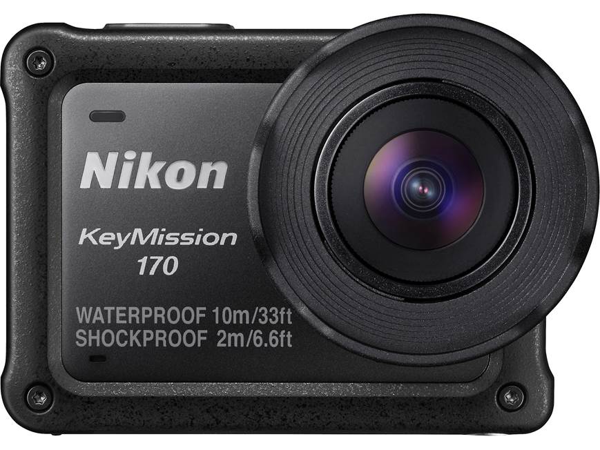 Nikon KeyMission 170 4Kカメラ 本体と付属品 Nikon KeyMission 170 4K Ultra HD action cam with Wi-Fi® at Crutchfield