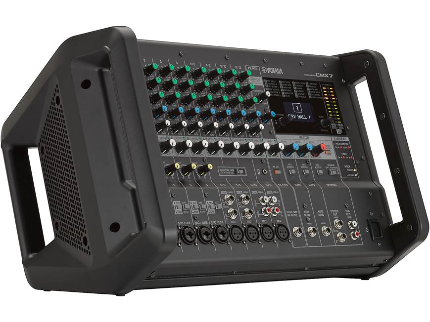 Yamaha EMX7 12-channel powered mixer with effects and 9-band EQ