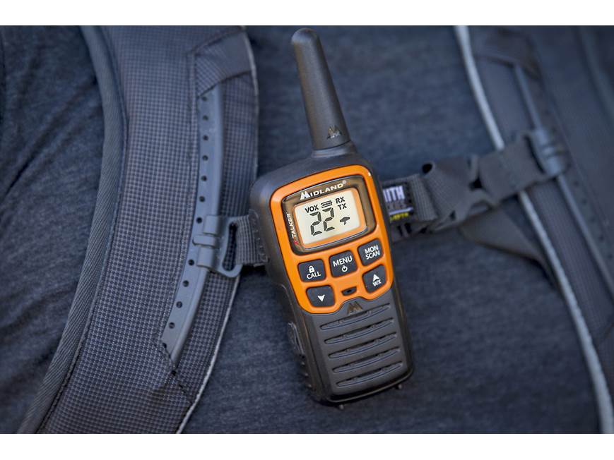 Midland X-Talker T51VP3 Two-way radio kit with charging dock at
