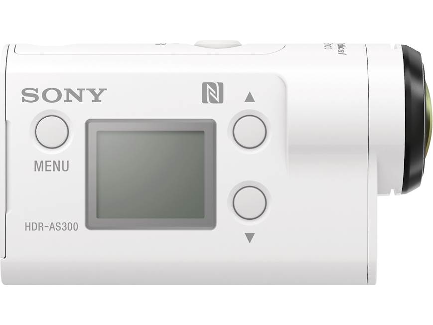 Sony HDR-AS300R HD action video camera with Live View remote at