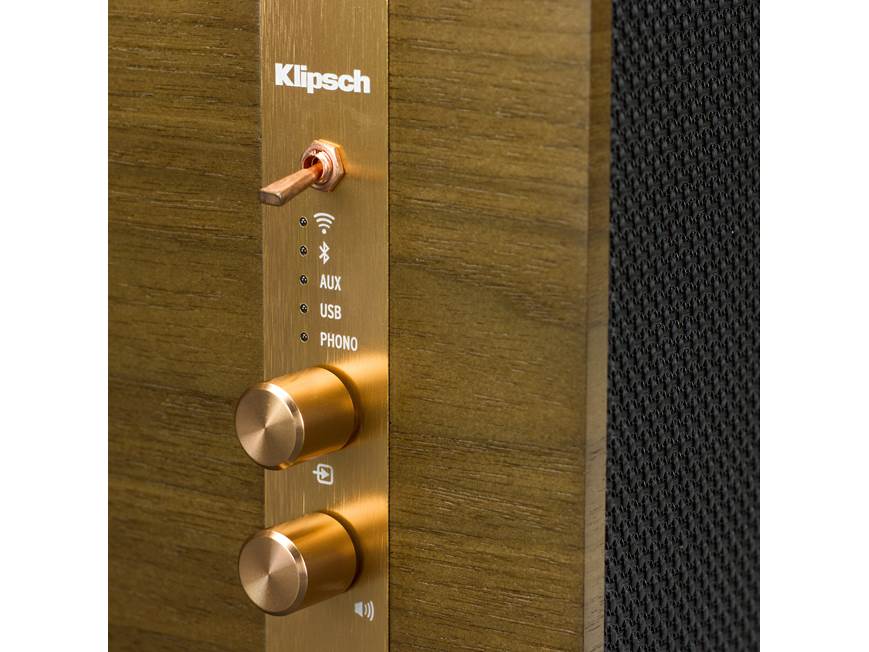 Klipsch The Three (Walnut) Wireless powered speaker system with