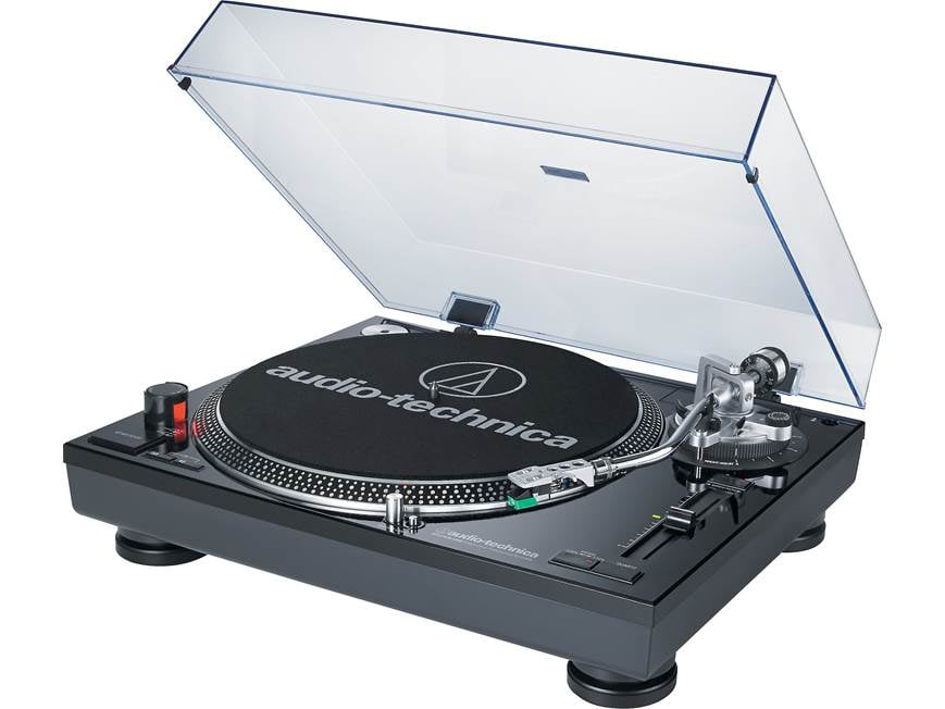 Audioengine A2+/Audio-Technica AT-LP120BK-USB Bundle Versatile