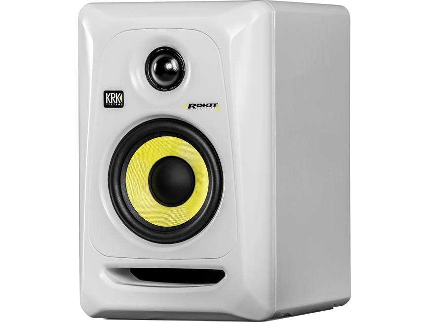 KRK ROKIT 4 G3 (White) 2-way powered studio monitor with 4