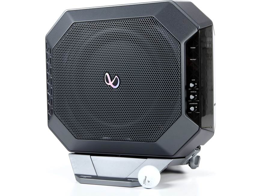 Infinity BassLink DC Powered subwoofer with 200-watt amp and 10