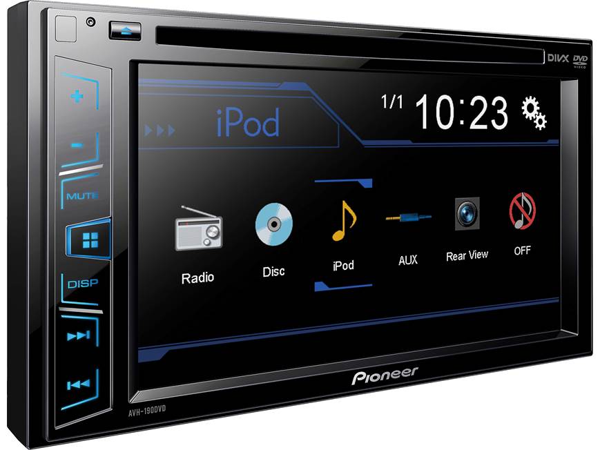 Pioneer AVH-190DVD DVD receiver at Crutchfield