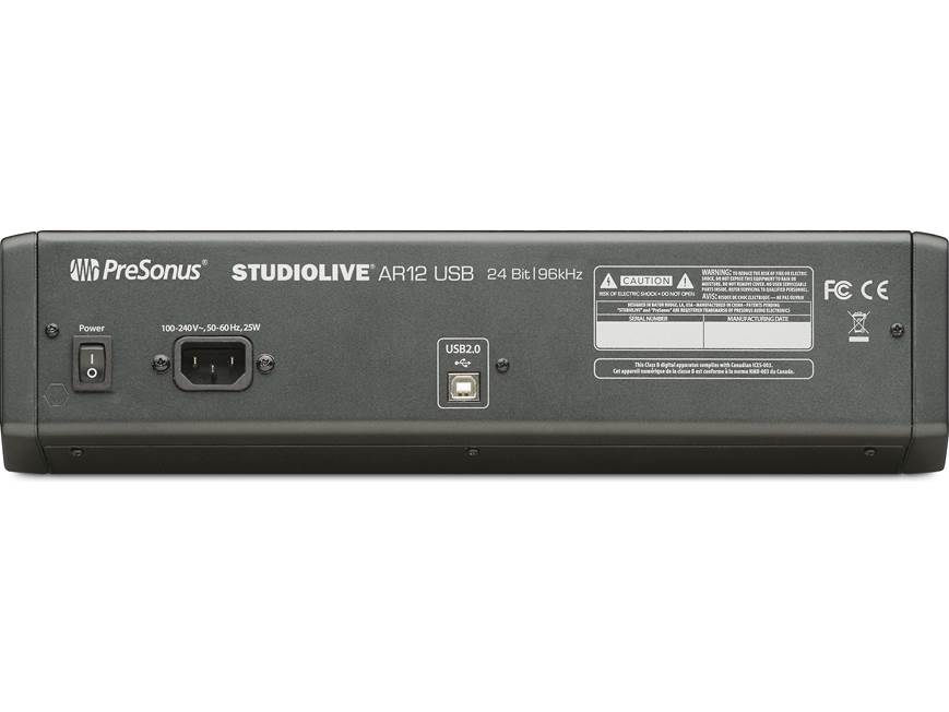 PreSonus StudioLive AR12 USB vs Mackie ProFX12v2