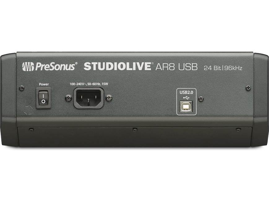 PreSonus StudioLive AR8 USB 8-channel mixer with multi-track
