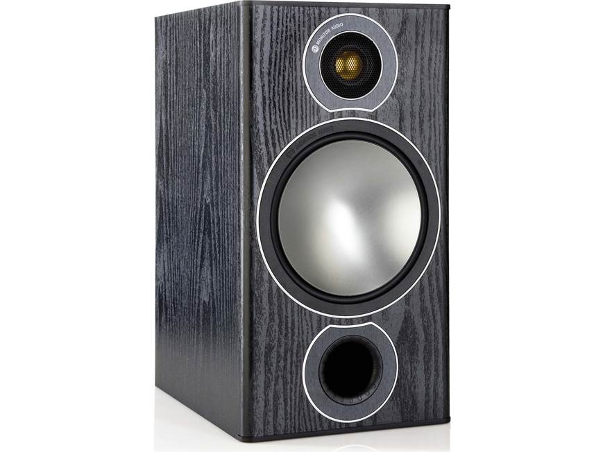 Monitor Audio Bronze 2 (Black Oak Vinyl) Bookshelf speakers (Black
