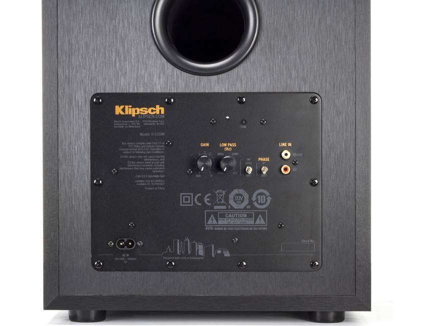 Klipsch Reference R-10SWi Wireless powered subwoofer at Crutchfield