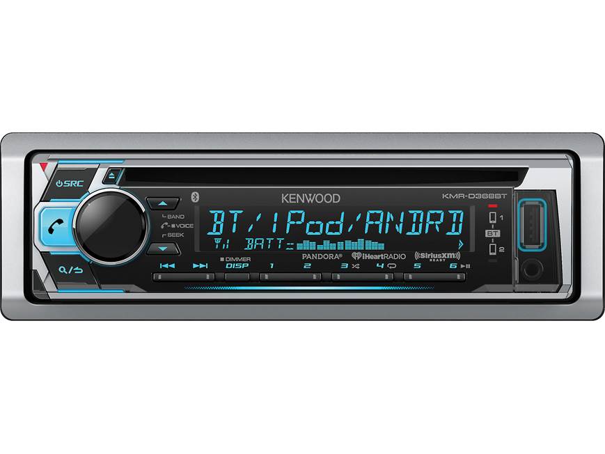 Kenwood KMR-D368BT Marine CD receiver with Bluetooth® at Crutchfield