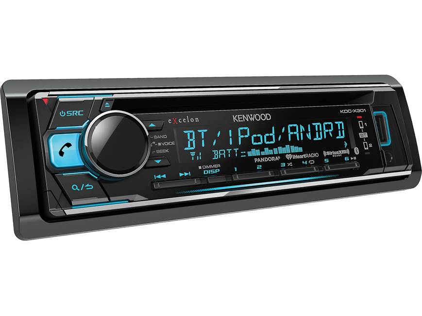 Kenwood Excelon KDC-X301 CD receiver at Crutchfield