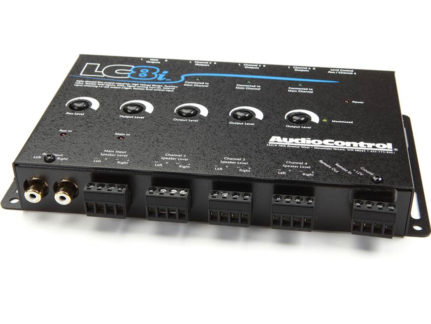 AudioControl LC8i Line Output Converter (Black) 8-channel LOC