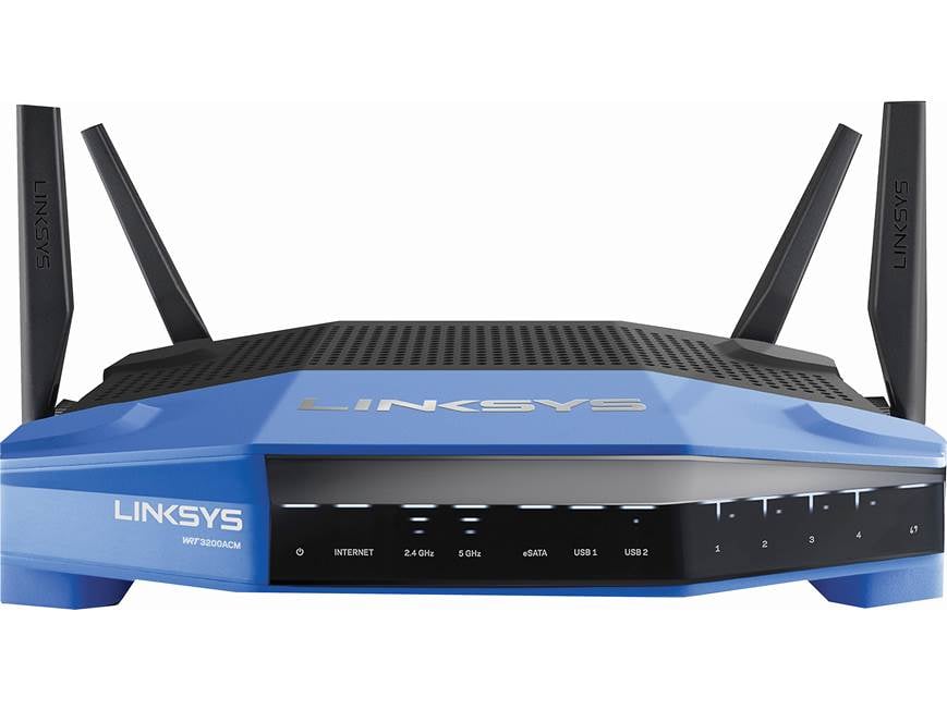 Linksys WRT3200ACM Dual-band AC3200 Wi-Fi 5 router at Crutchfield