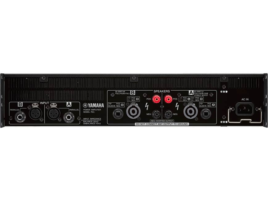 Yamaha PX5 PX Series power amplifier — 500W x 2 at 8 ohms, 1,400W