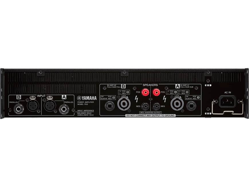 Yamaha PX8 PX Series power amplifier — 800W x 2 at 8 ohms (non