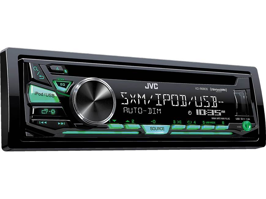JVC KD-R680S CD receiver at Crutchfield