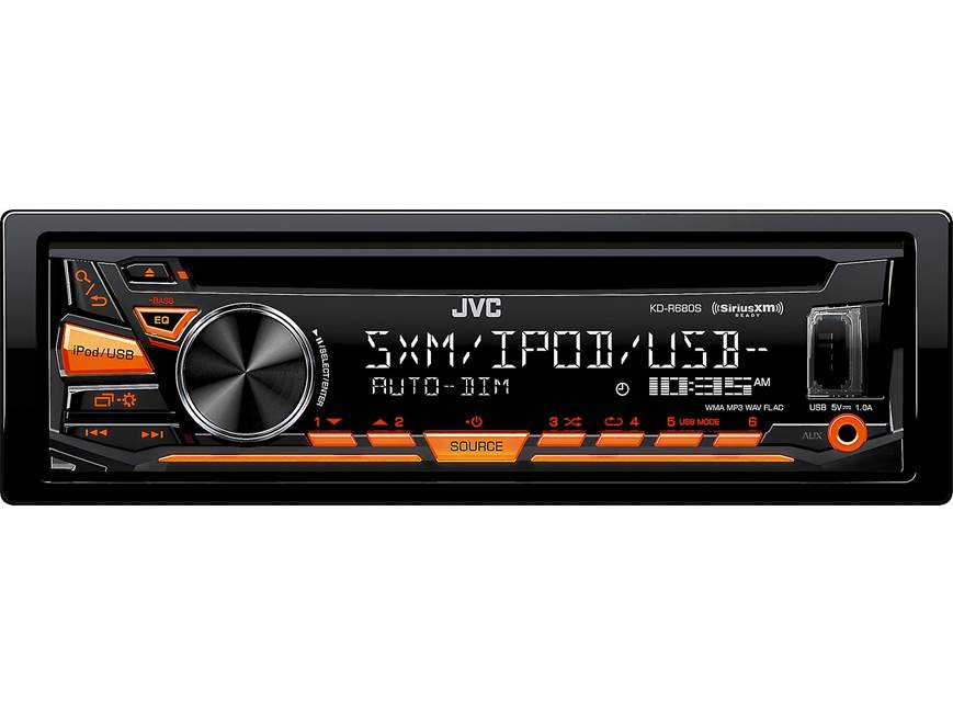 JVC KD-R680S CD receiver at Crutchfield