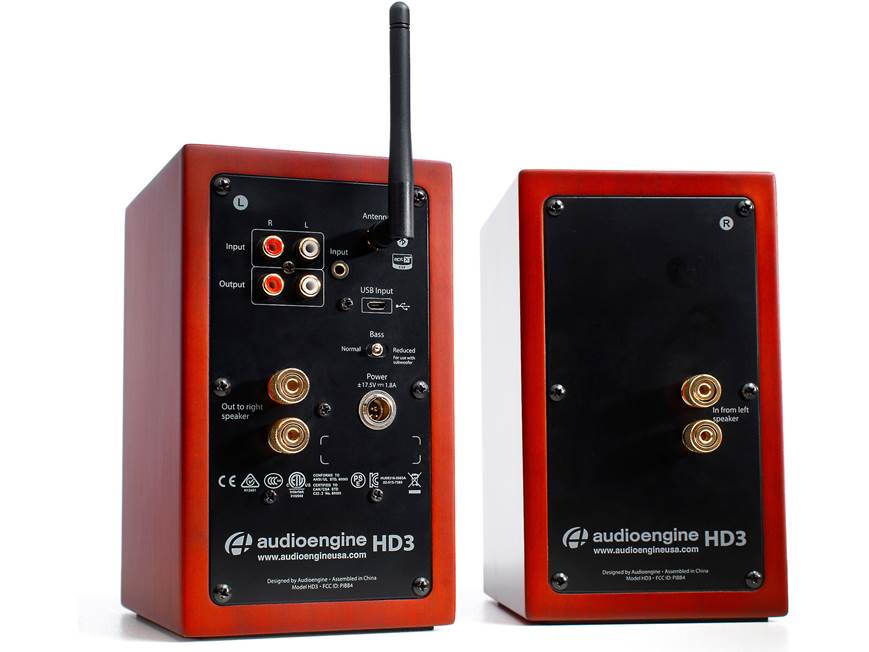 Audioengine HD3 (Cherry) Powered stereo speakers with Bluetooth