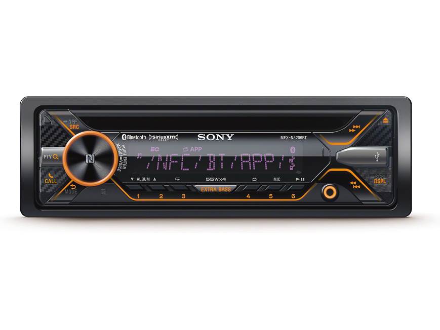 Sony MEX-N5200BT CD receiver at Crutchfield