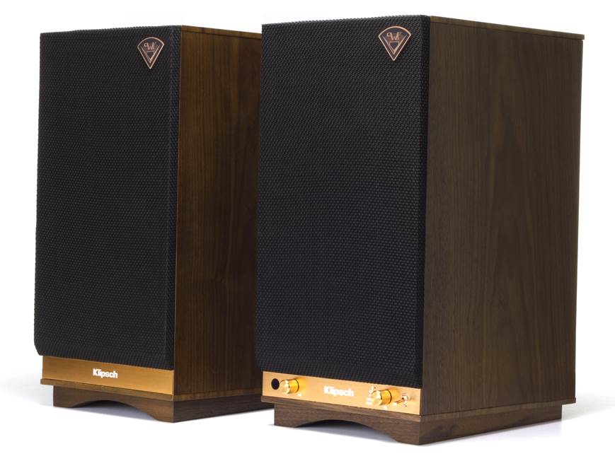 Klipsch The Sixes (Walnut) Powered bookshelf speakers with