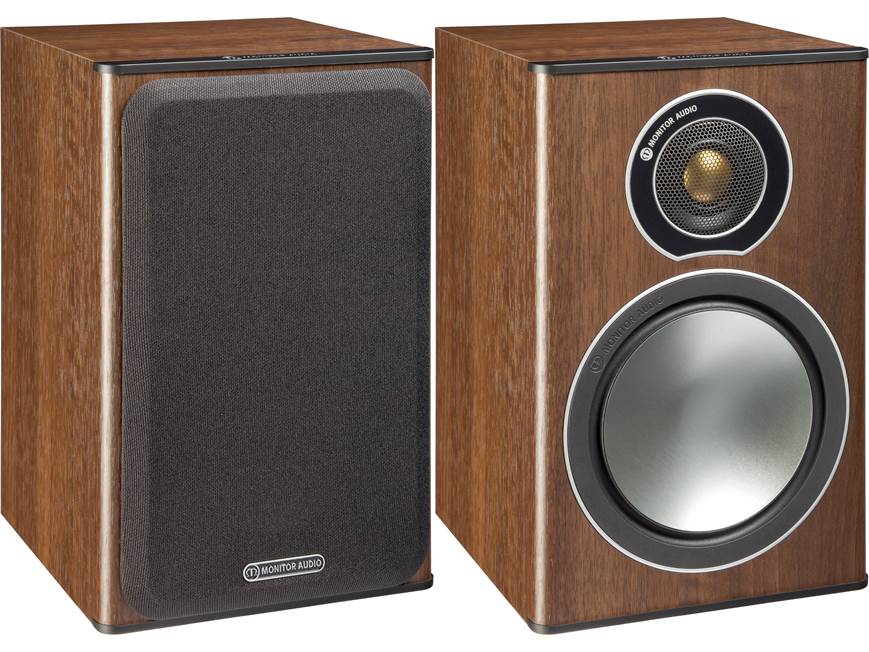 Monitor Audio Bronze 1 (Walnut Vinyl) Bookshelf speakers (Walnut