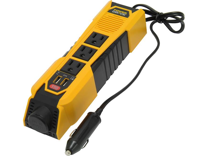 PowerDrive PD150 DC to AC power inverter with 150-watt continuous