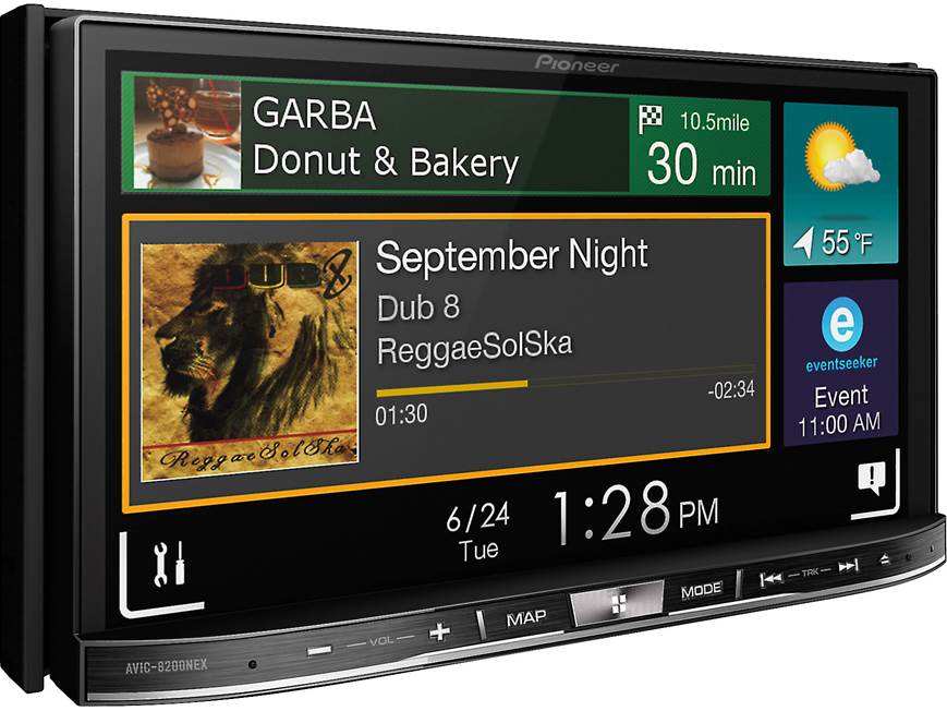 Pioneer AVIC-8200NEX Navigation receiver at Crutchfield