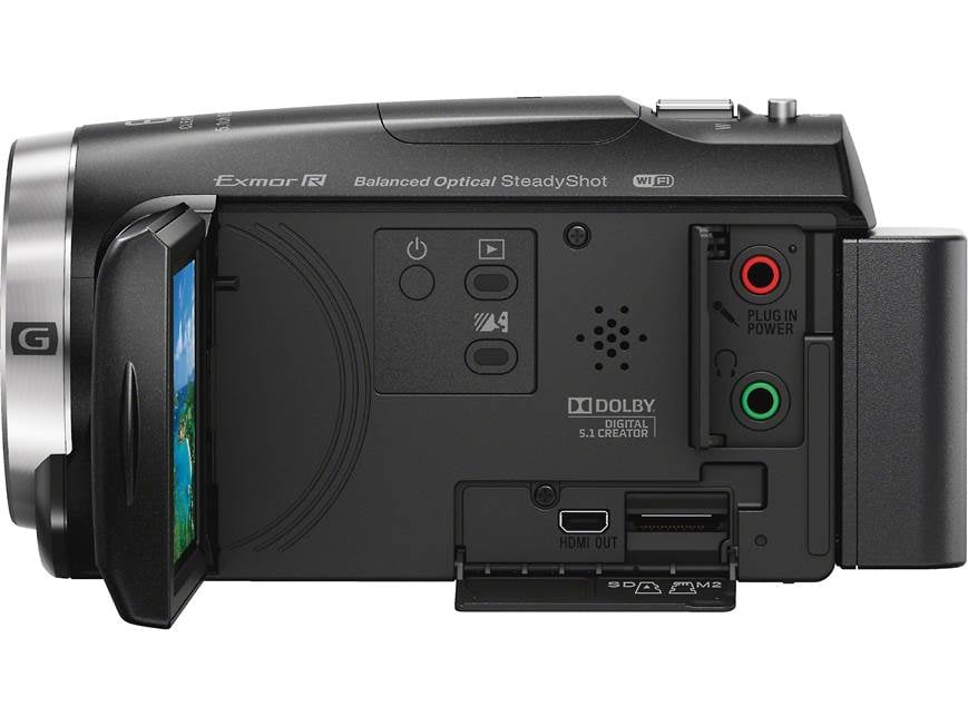 Sony HDR-CX675 ハンディカム 本体　スタンド、バック Amazon.com : Sony HDRCX675/B Full HD 32GB Camcorder (Black