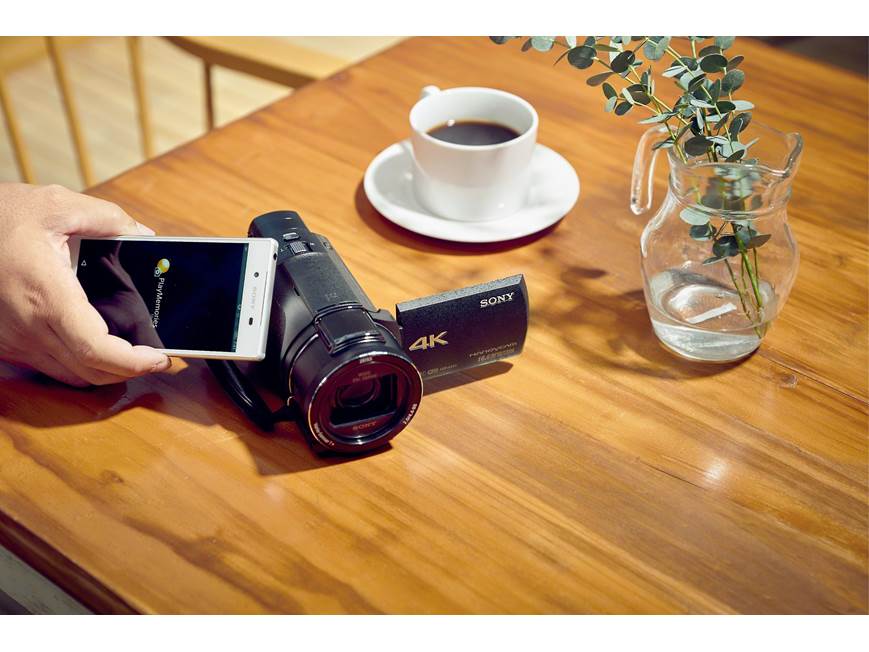 Sony Handycam® FDR-AX53 4K Ultra HD camcorder with Wi-Fi® and 20X