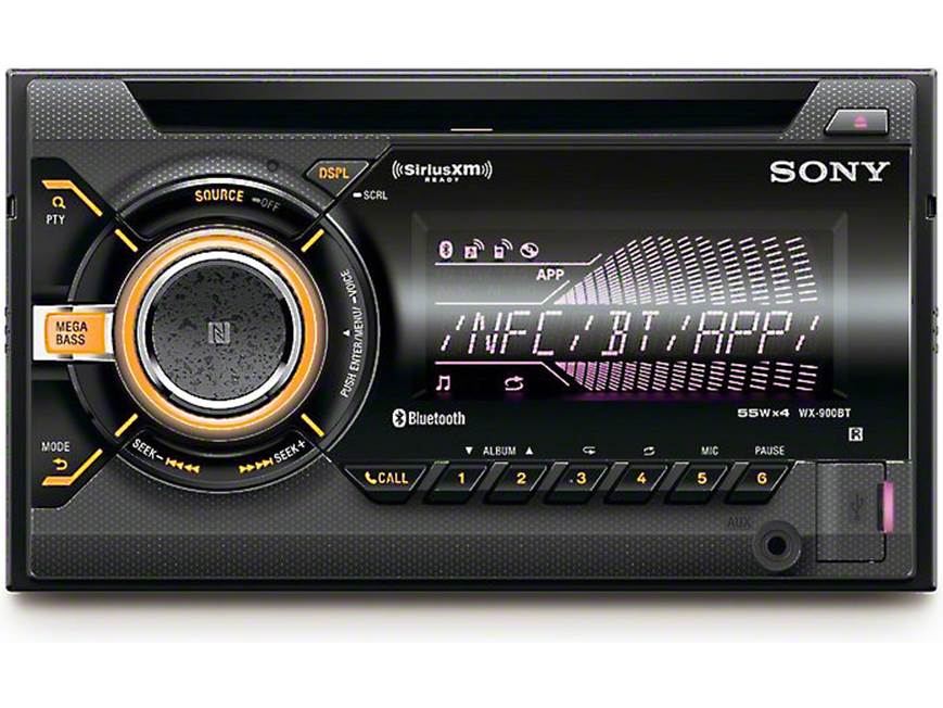 Sony WX-900BT CD receiver at Crutchfield