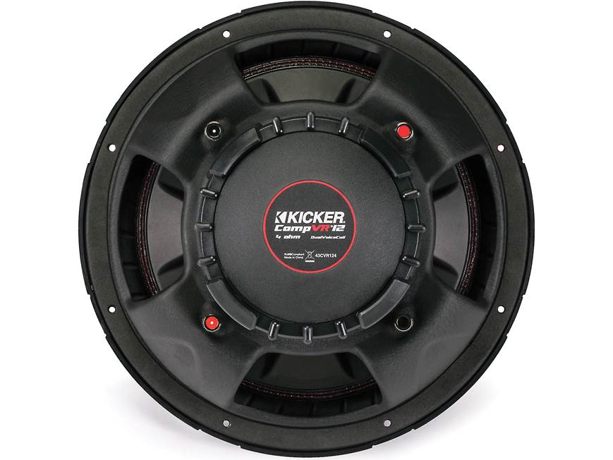 KICKER Subwoofer Bassbox 12 Woofer CompR124 30Cm Auto Car Hifi 1000 Watt MAX