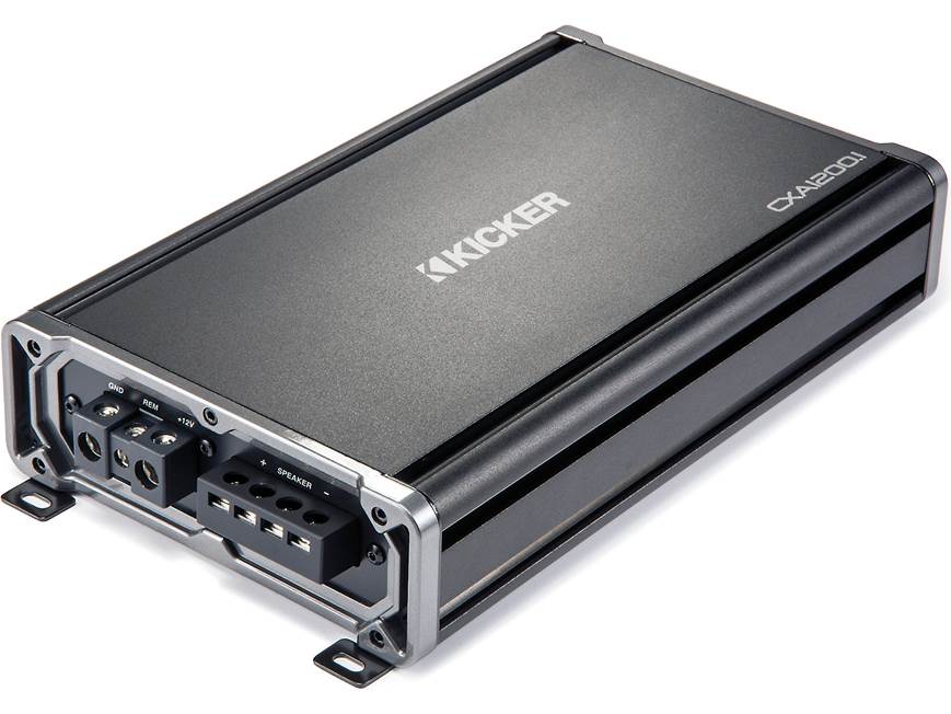 Kicker 43CXA1200.1 CX Series mono subwoofer amplifier — 1200 watts