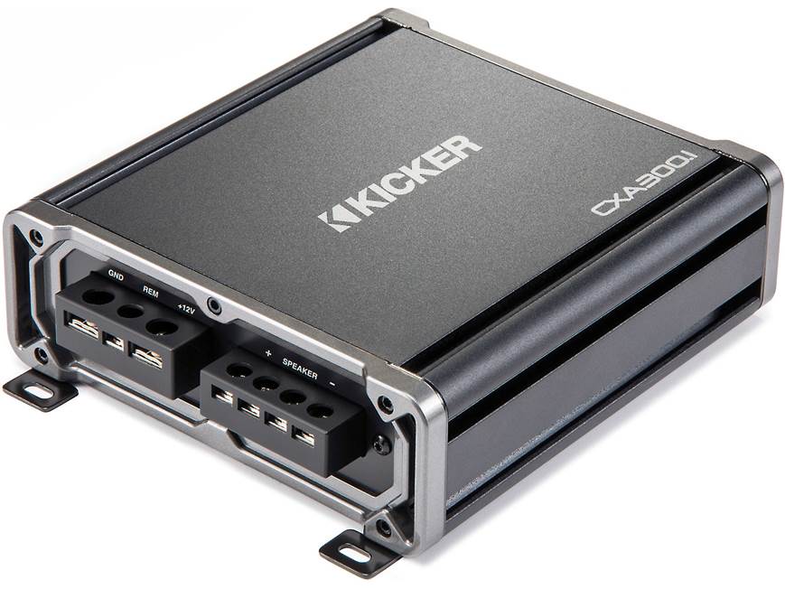 Kicker 43CXA300.1 CX Series mono subwoofer amplifier — 300 watts