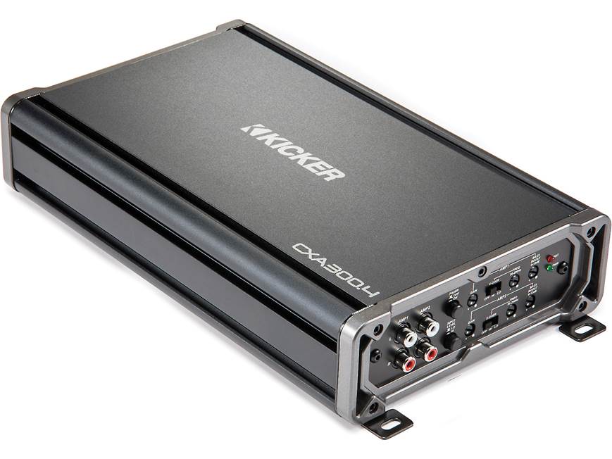 Kicker 43CXA300.4 CX Series 4-channel car amplifier — 40 watts RMS