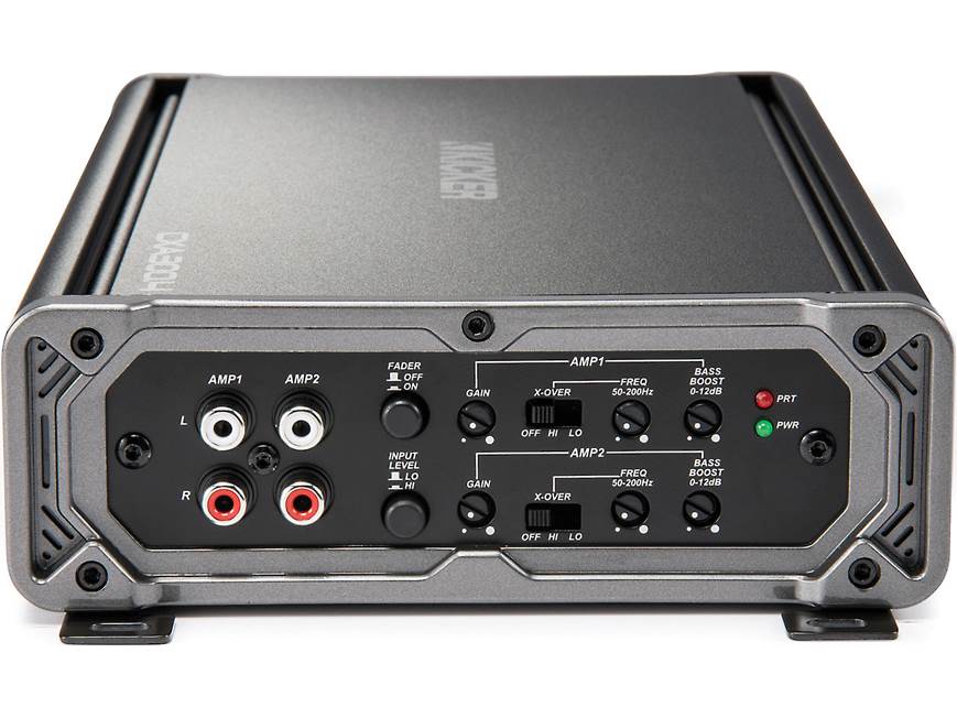 Kicker 43CXA300.4 CX Series 4-channel car amplifier — 40 watts RMS