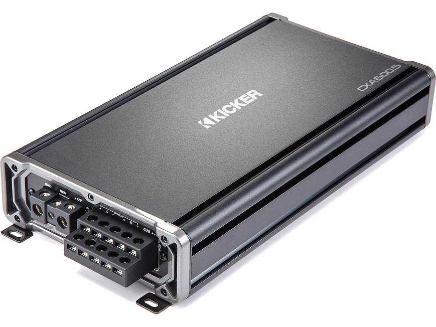 Kicker 43CXA600.5 CX Series 5-channel car amplifier — 40 watts RMS