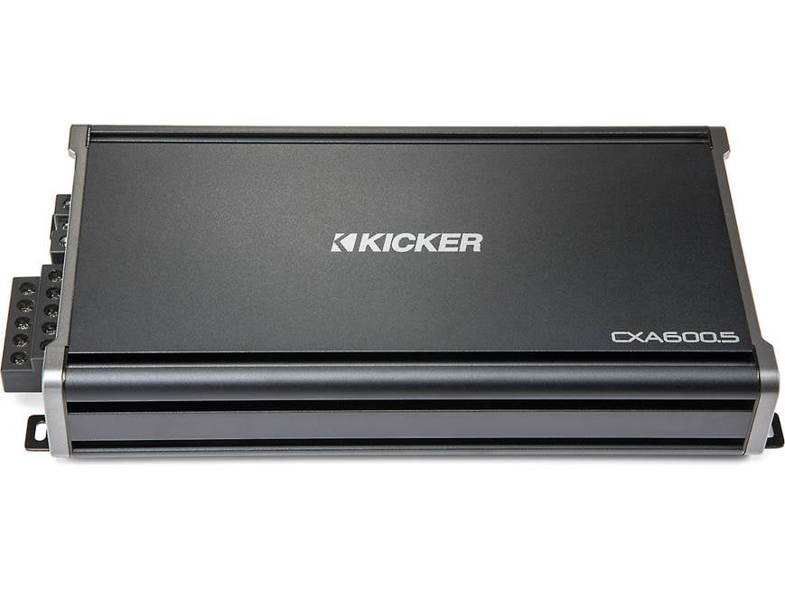 Kicker 43CXA600.5 CX Series 5-channel car amplifier — 40 watts RMS